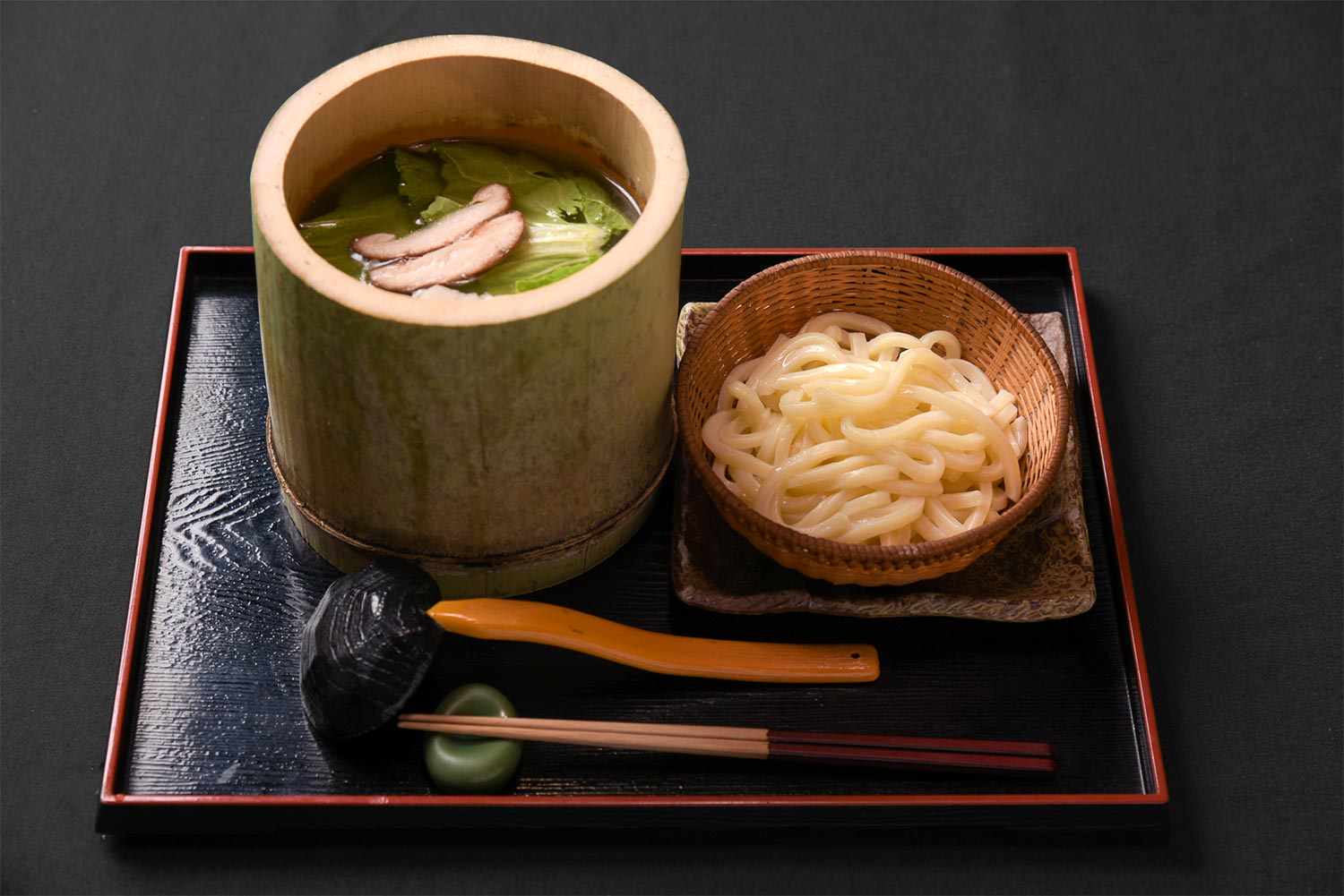 櫻田 穴熊と山菜 うどん